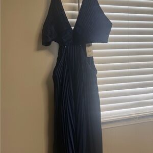 Abercrombie & Fitch Deep Blue Backless Dress